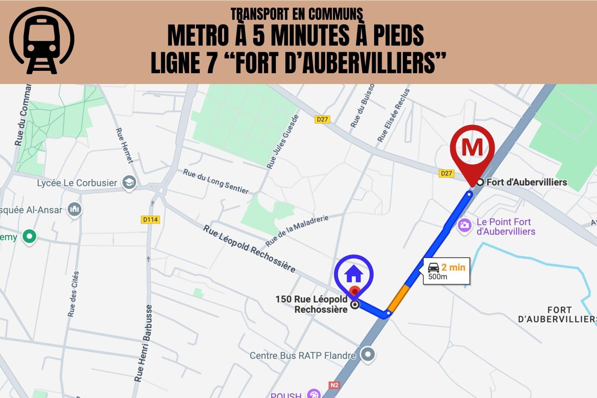 Le Michigan - 10Mn From Paris - Metro Ligne 7 Apartman Aubervilliers Kültér fotó